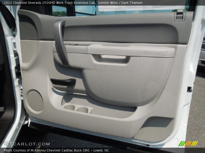 Summit White / Dark Titanium 2013 Chevrolet Silverado 2500HD Work Truck Extended Cab