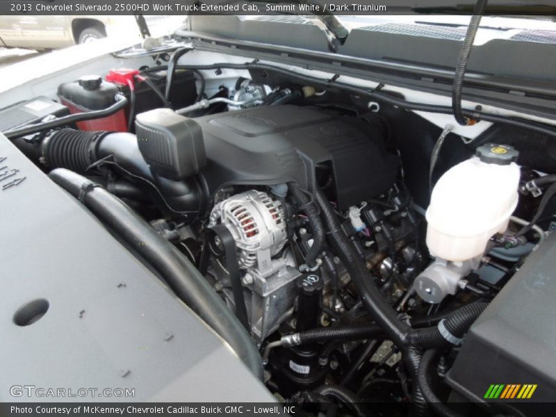  2013 Silverado 2500HD Work Truck Extended Cab Engine - 6.0 Liter Flex-Fuel OHV 16-Valve VVT Vortec V8