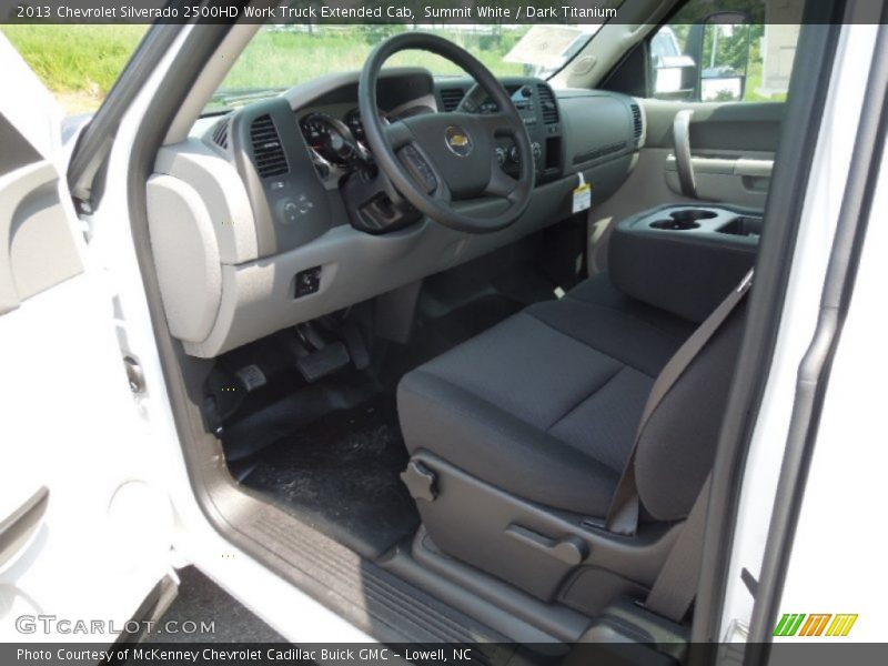 Summit White / Dark Titanium 2013 Chevrolet Silverado 2500HD Work Truck Extended Cab