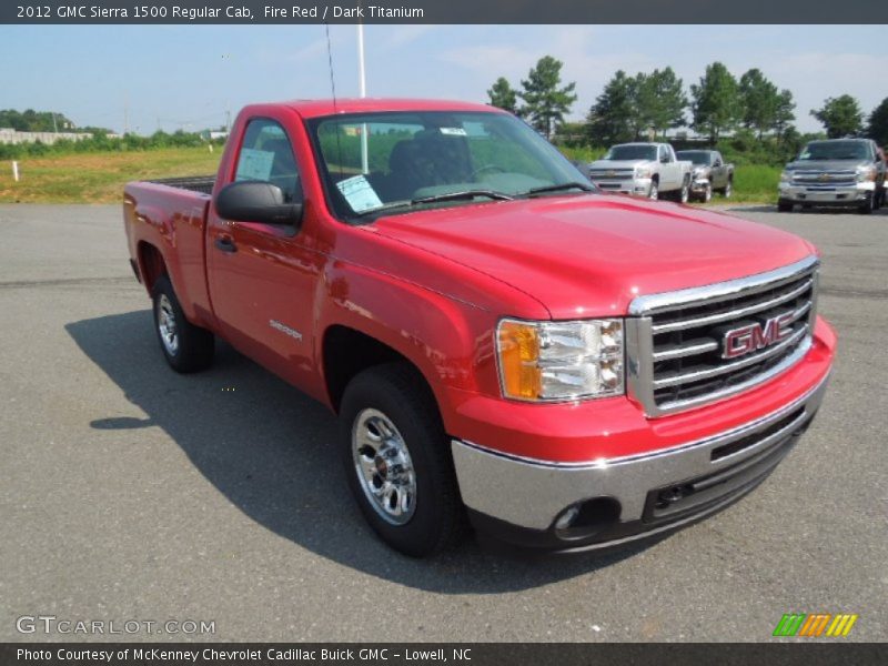 Fire Red / Dark Titanium 2012 GMC Sierra 1500 Regular Cab