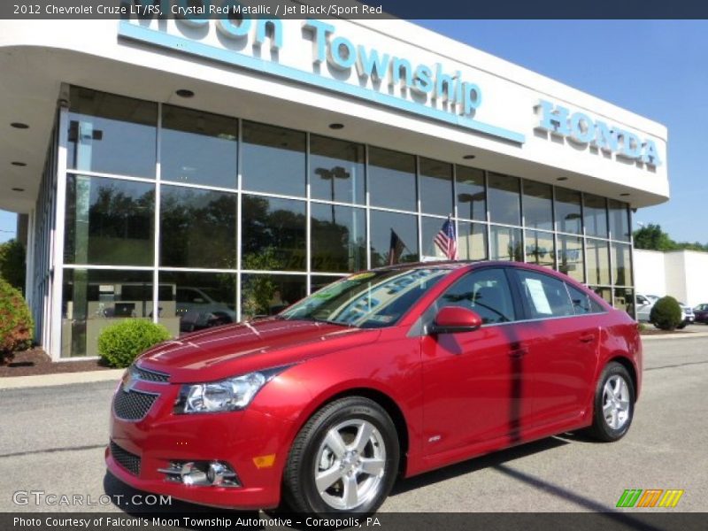 Crystal Red Metallic / Jet Black/Sport Red 2012 Chevrolet Cruze LT/RS