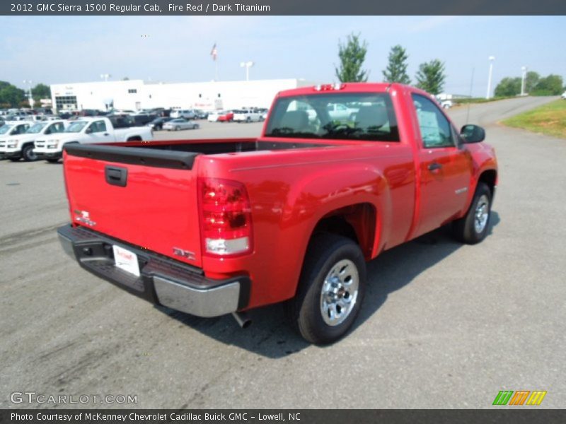 Fire Red / Dark Titanium 2012 GMC Sierra 1500 Regular Cab