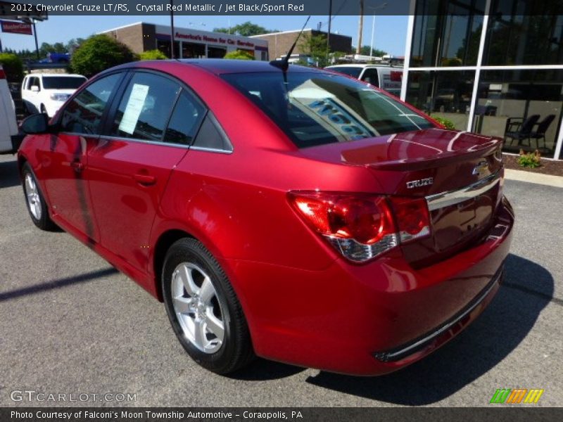 Crystal Red Metallic / Jet Black/Sport Red 2012 Chevrolet Cruze LT/RS