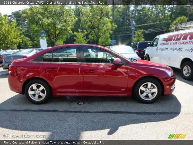 Crystal Red Metallic / Jet Black/Sport Red 2012 Chevrolet Cruze LT/RS