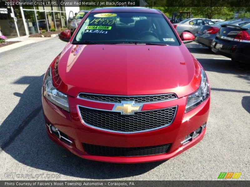 Crystal Red Metallic / Jet Black/Sport Red 2012 Chevrolet Cruze LT/RS