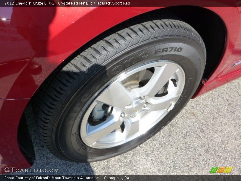 Crystal Red Metallic / Jet Black/Sport Red 2012 Chevrolet Cruze LT/RS