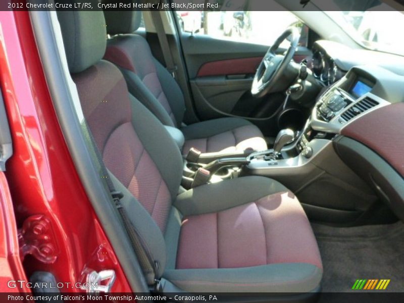 Crystal Red Metallic / Jet Black/Sport Red 2012 Chevrolet Cruze LT/RS