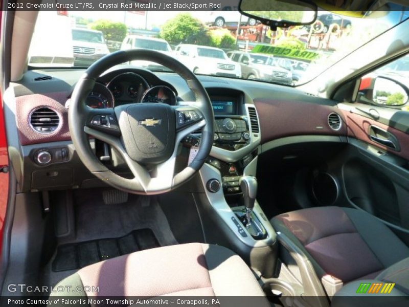Crystal Red Metallic / Jet Black/Sport Red 2012 Chevrolet Cruze LT/RS