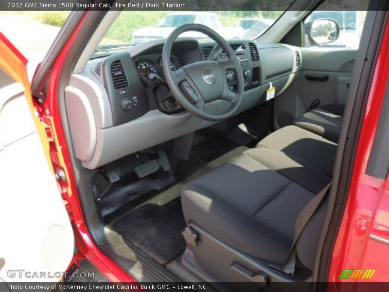 Fire Red / Dark Titanium 2012 GMC Sierra 1500 Regular Cab