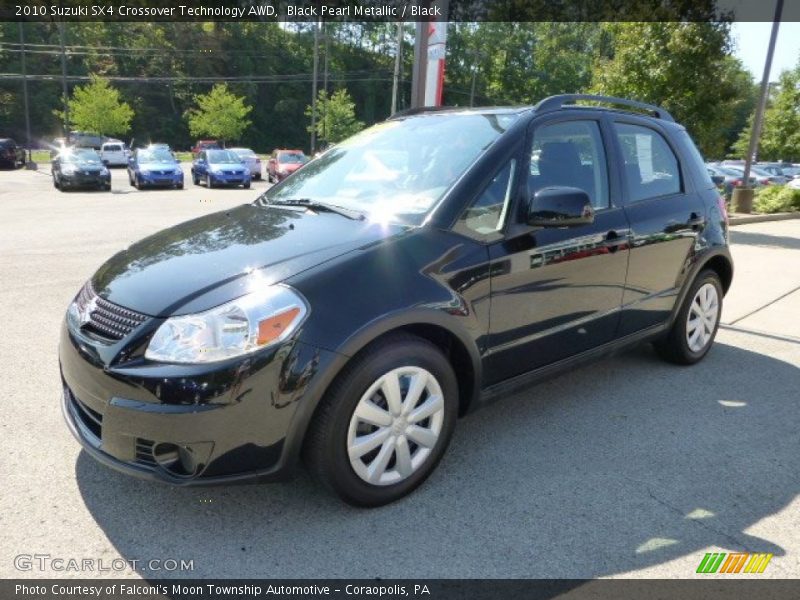 Black Pearl Metallic / Black 2010 Suzuki SX4 Crossover Technology AWD