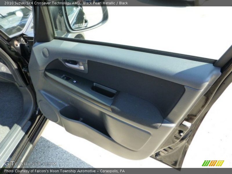 Black Pearl Metallic / Black 2010 Suzuki SX4 Crossover Technology AWD