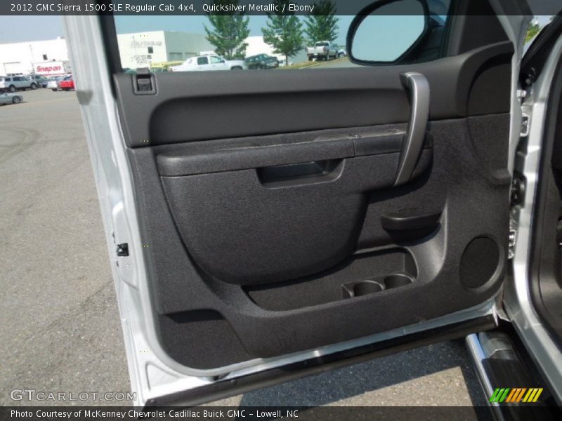 Quicksilver Metallic / Ebony 2012 GMC Sierra 1500 SLE Regular Cab 4x4