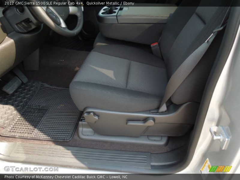 Quicksilver Metallic / Ebony 2012 GMC Sierra 1500 SLE Regular Cab 4x4