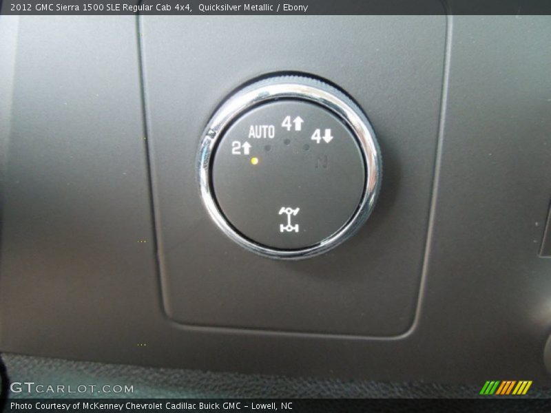 Quicksilver Metallic / Ebony 2012 GMC Sierra 1500 SLE Regular Cab 4x4