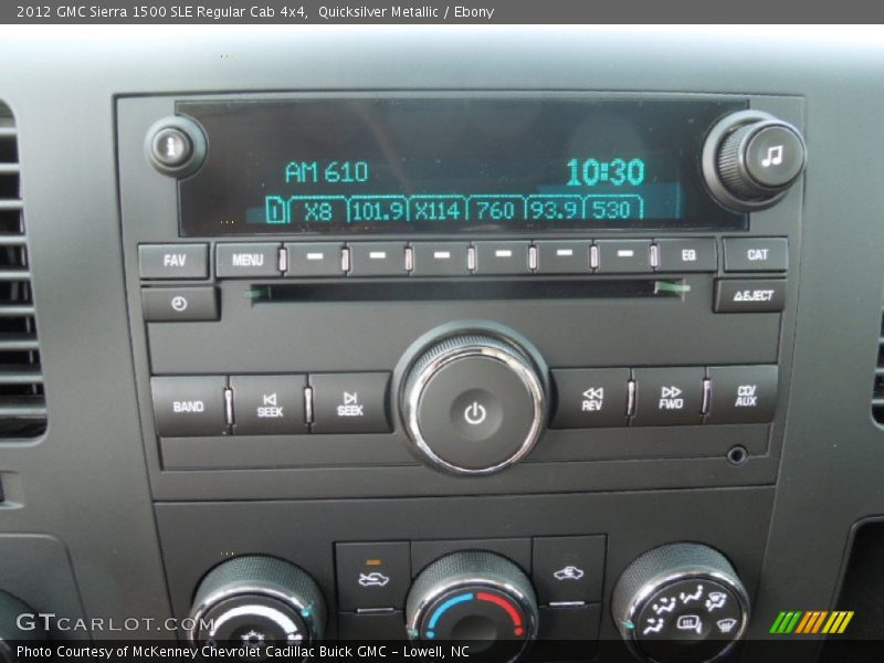 Quicksilver Metallic / Ebony 2012 GMC Sierra 1500 SLE Regular Cab 4x4