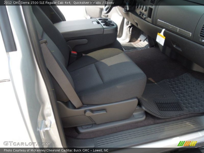 Quicksilver Metallic / Ebony 2012 GMC Sierra 1500 SLE Regular Cab 4x4