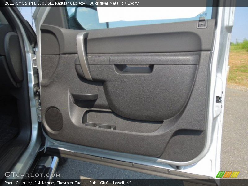 Quicksilver Metallic / Ebony 2012 GMC Sierra 1500 SLE Regular Cab 4x4