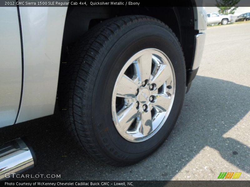 Quicksilver Metallic / Ebony 2012 GMC Sierra 1500 SLE Regular Cab 4x4