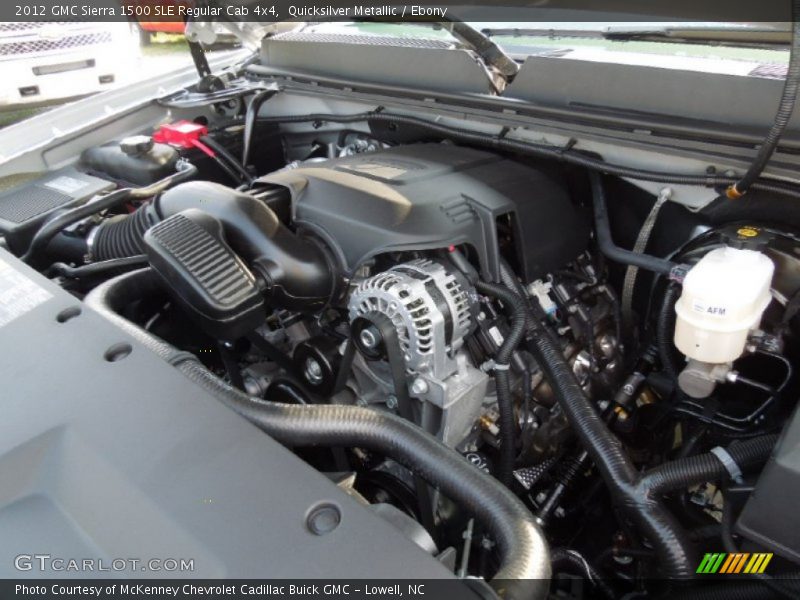 Quicksilver Metallic / Ebony 2012 GMC Sierra 1500 SLE Regular Cab 4x4