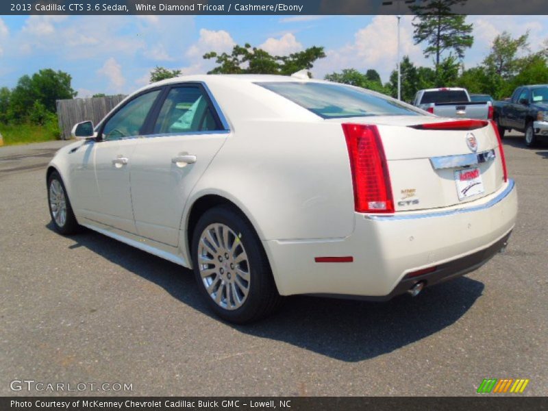 White Diamond Tricoat / Cashmere/Ebony 2013 Cadillac CTS 3.6 Sedan