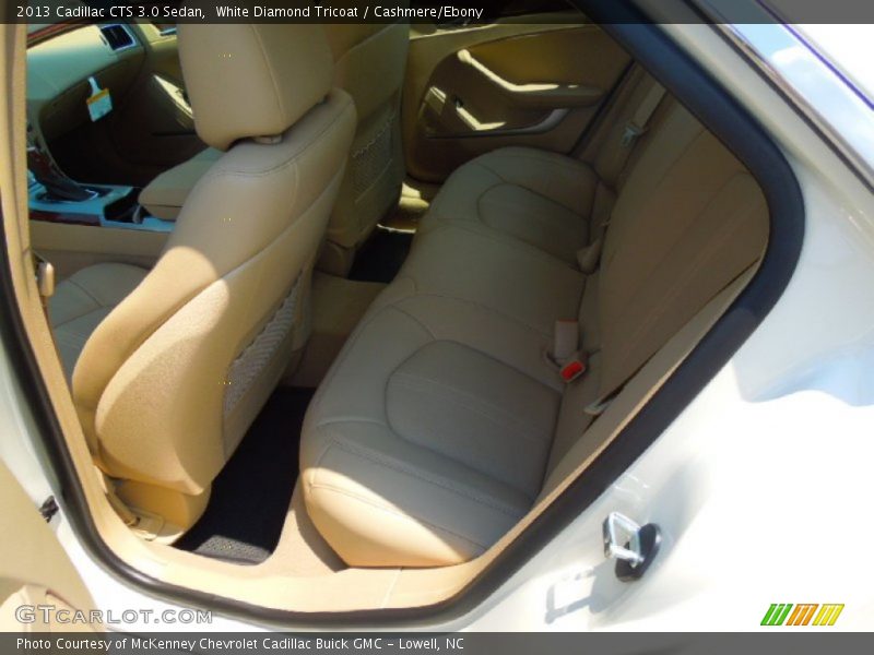 White Diamond Tricoat / Cashmere/Ebony 2013 Cadillac CTS 3.0 Sedan