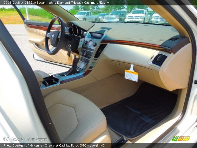 White Diamond Tricoat / Cashmere/Ebony 2013 Cadillac CTS 3.0 Sedan