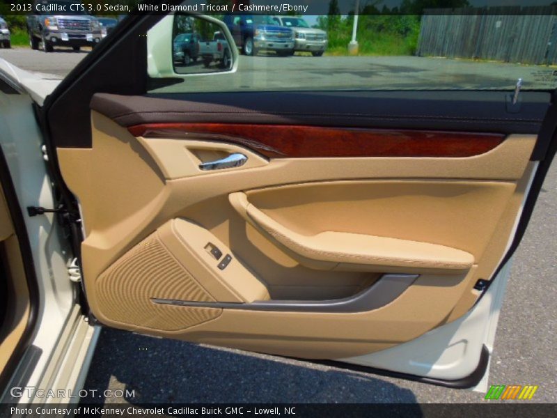 White Diamond Tricoat / Cashmere/Ebony 2013 Cadillac CTS 3.0 Sedan