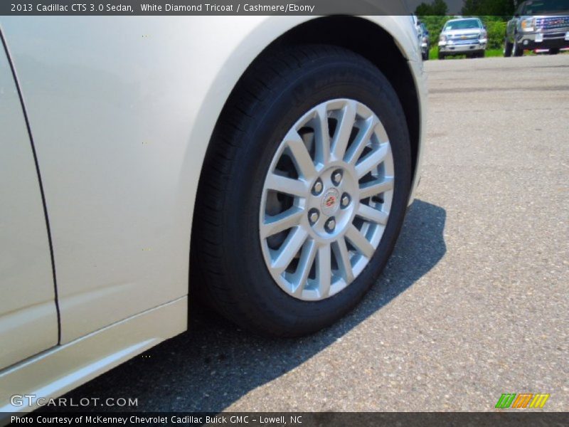 White Diamond Tricoat / Cashmere/Ebony 2013 Cadillac CTS 3.0 Sedan