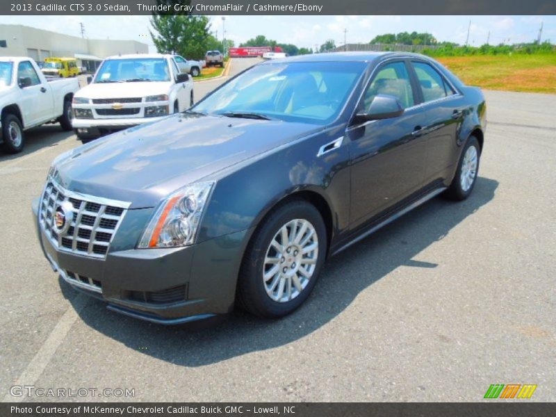 Front 3/4 View of 2013 CTS 3.0 Sedan