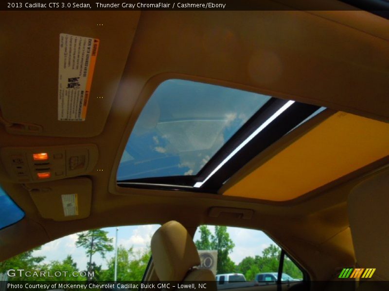 Thunder Gray ChromaFlair / Cashmere/Ebony 2013 Cadillac CTS 3.0 Sedan