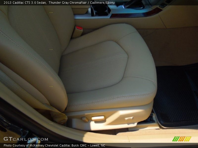 Thunder Gray ChromaFlair / Cashmere/Ebony 2013 Cadillac CTS 3.0 Sedan