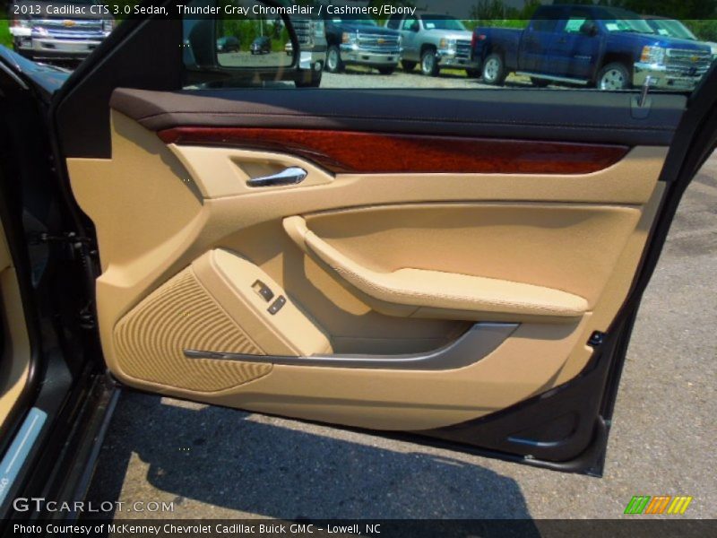 Thunder Gray ChromaFlair / Cashmere/Ebony 2013 Cadillac CTS 3.0 Sedan