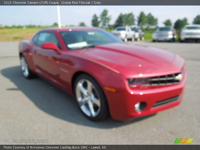 Crystal Red Tintcoat / Gray 2013 Chevrolet Camaro LT/RS Coupe