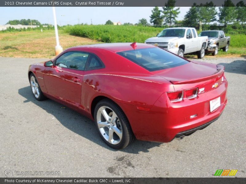 Crystal Red Tintcoat / Gray 2013 Chevrolet Camaro LT/RS Coupe