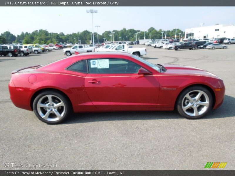 Crystal Red Tintcoat / Gray 2013 Chevrolet Camaro LT/RS Coupe