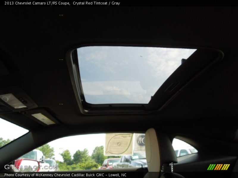 Crystal Red Tintcoat / Gray 2013 Chevrolet Camaro LT/RS Coupe