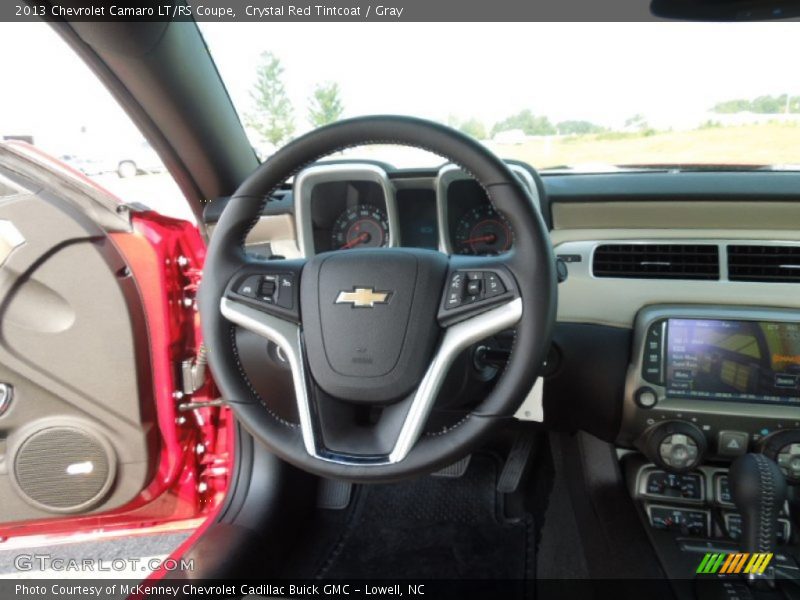 Crystal Red Tintcoat / Gray 2013 Chevrolet Camaro LT/RS Coupe