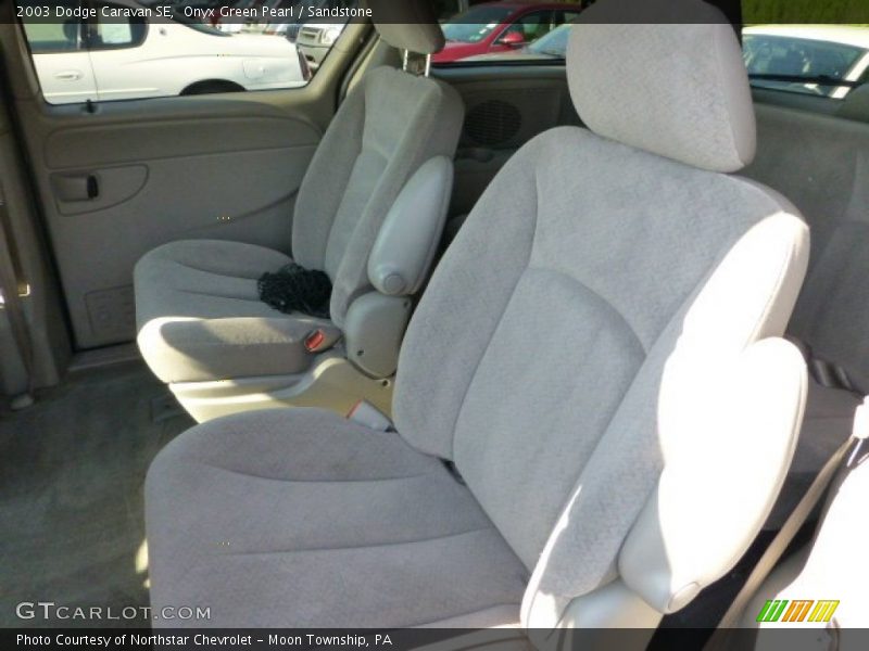 Onyx Green Pearl / Sandstone 2003 Dodge Caravan SE