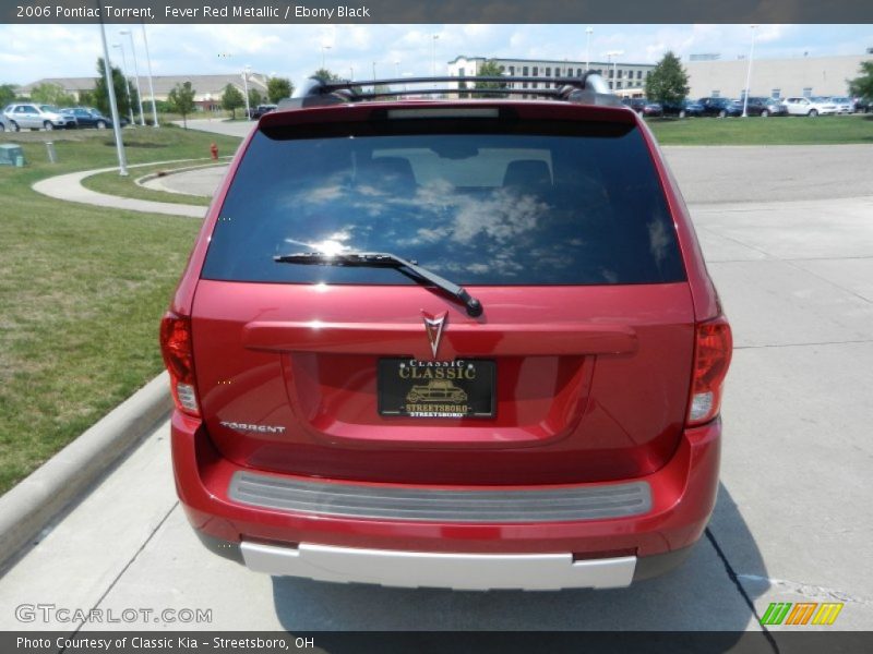 Fever Red Metallic / Ebony Black 2006 Pontiac Torrent