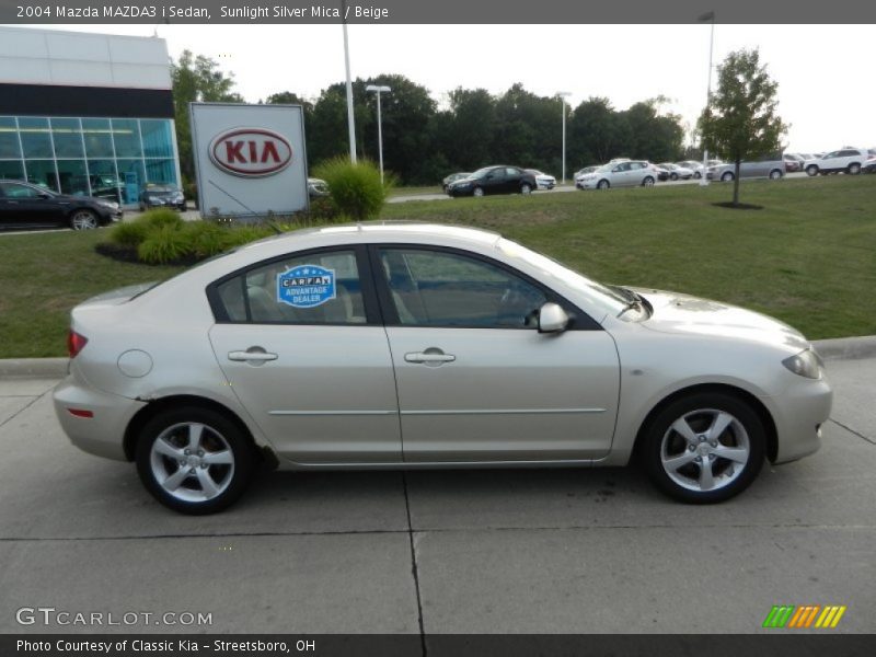 Sunlight Silver Mica / Beige 2004 Mazda MAZDA3 i Sedan