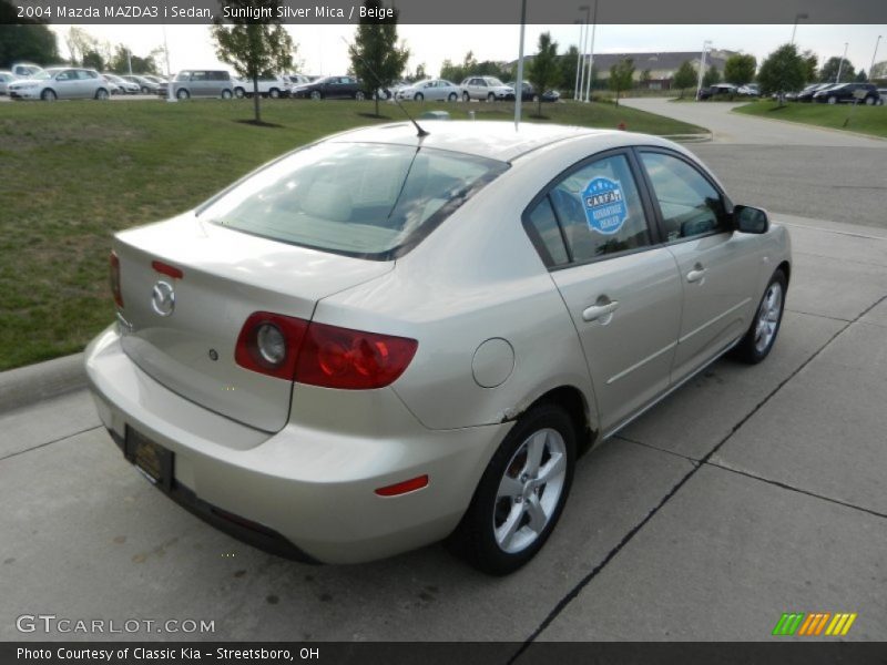 Sunlight Silver Mica / Beige 2004 Mazda MAZDA3 i Sedan
