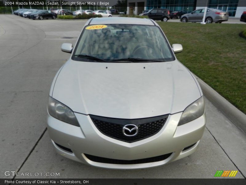 Sunlight Silver Mica / Beige 2004 Mazda MAZDA3 i Sedan