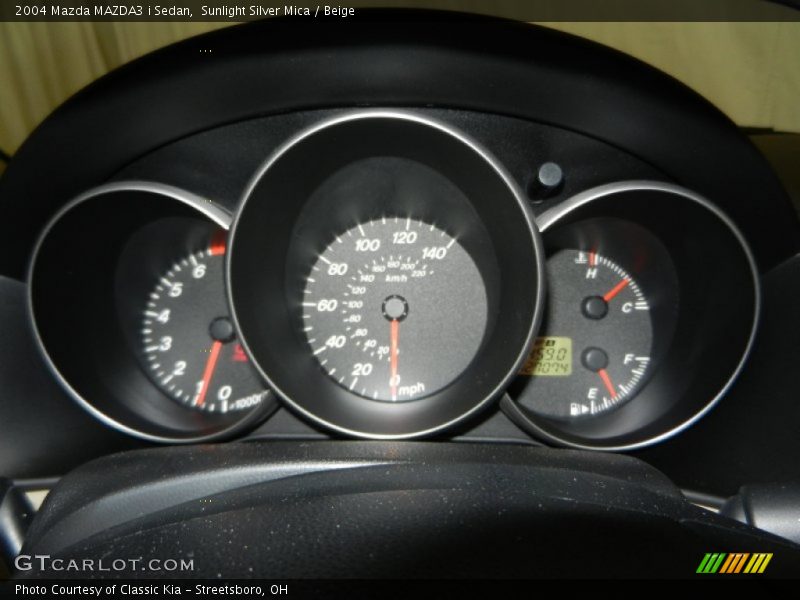 Sunlight Silver Mica / Beige 2004 Mazda MAZDA3 i Sedan