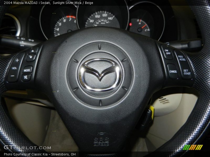 Sunlight Silver Mica / Beige 2004 Mazda MAZDA3 i Sedan