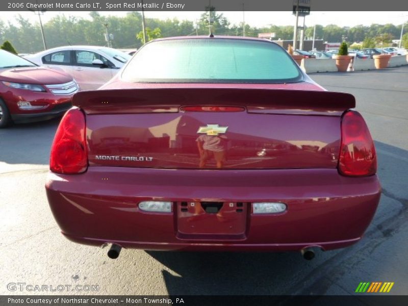 Sport Red Metallic / Ebony 2006 Chevrolet Monte Carlo LT