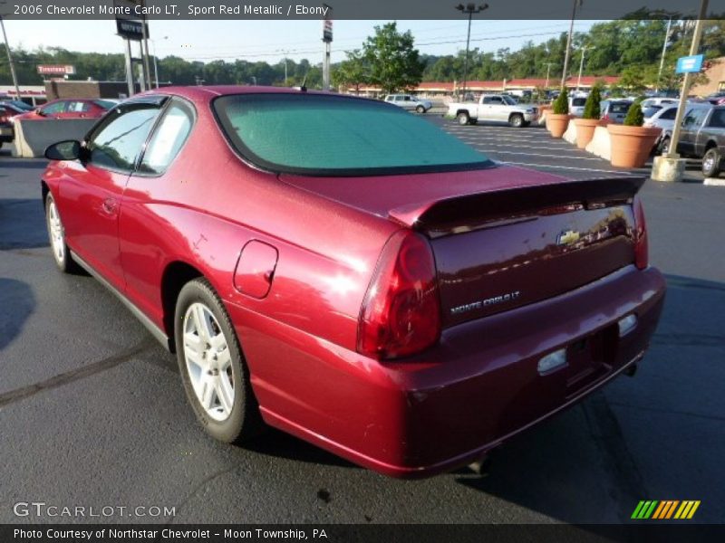 Sport Red Metallic / Ebony 2006 Chevrolet Monte Carlo LT