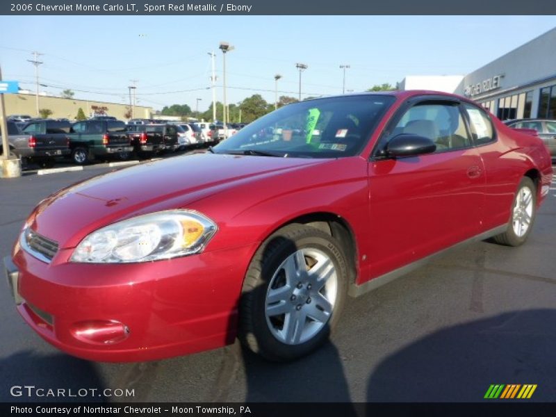 Sport Red Metallic / Ebony 2006 Chevrolet Monte Carlo LT
