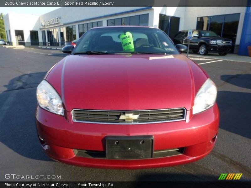 Sport Red Metallic / Ebony 2006 Chevrolet Monte Carlo LT