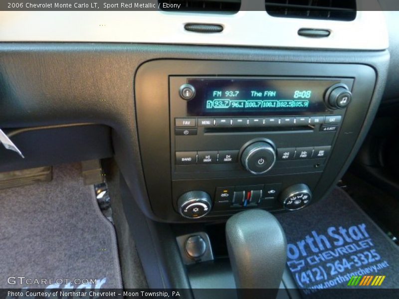 Sport Red Metallic / Ebony 2006 Chevrolet Monte Carlo LT