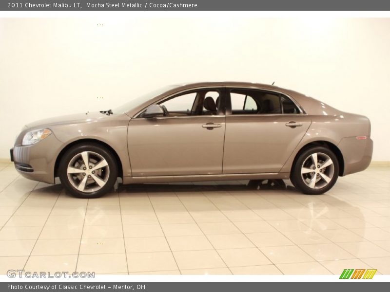 Mocha Steel Metallic / Cocoa/Cashmere 2011 Chevrolet Malibu LT